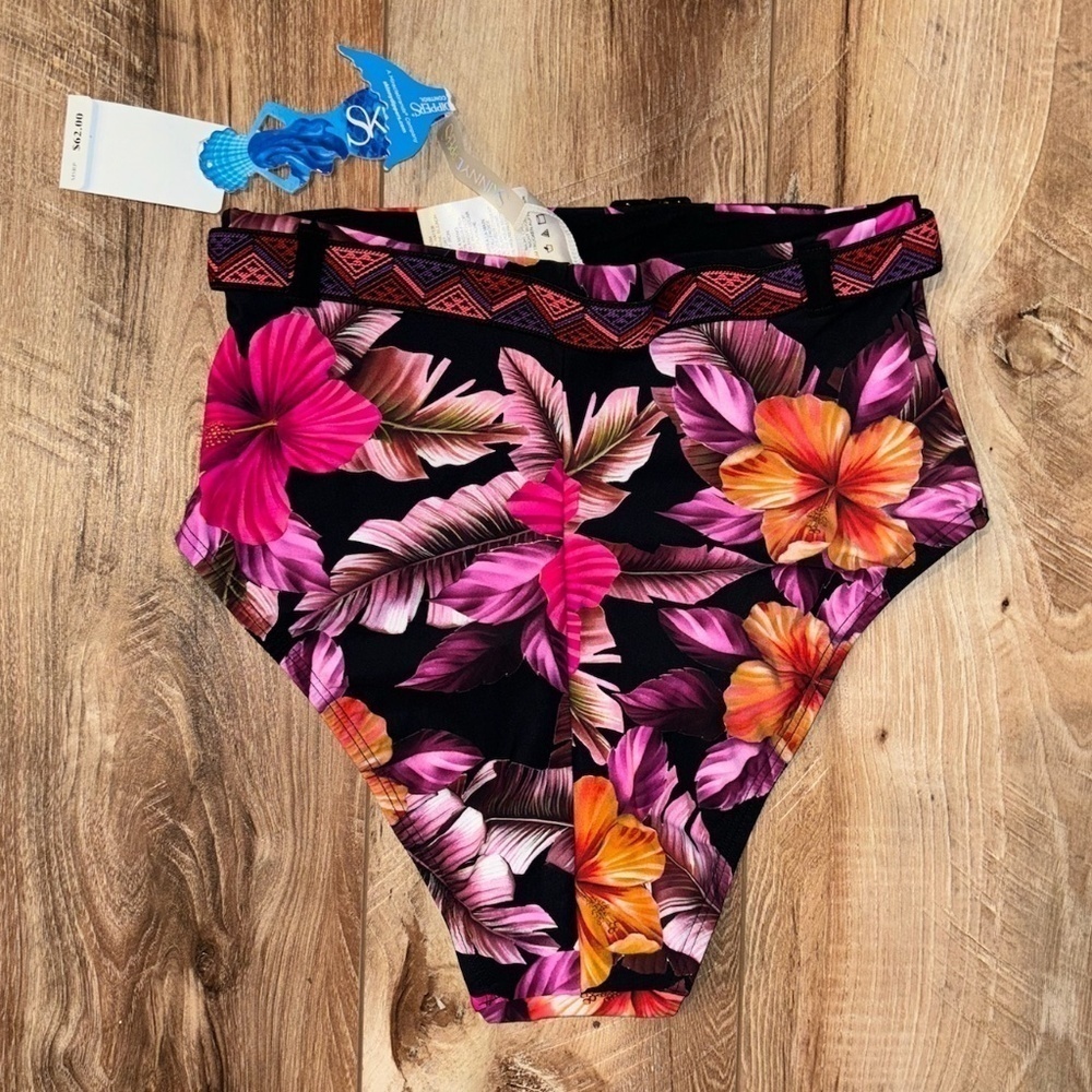 Skinny Dippers Mowie Cherry Dip High Waist Bikini Bottom | S | NWT - Picture 3 of 8